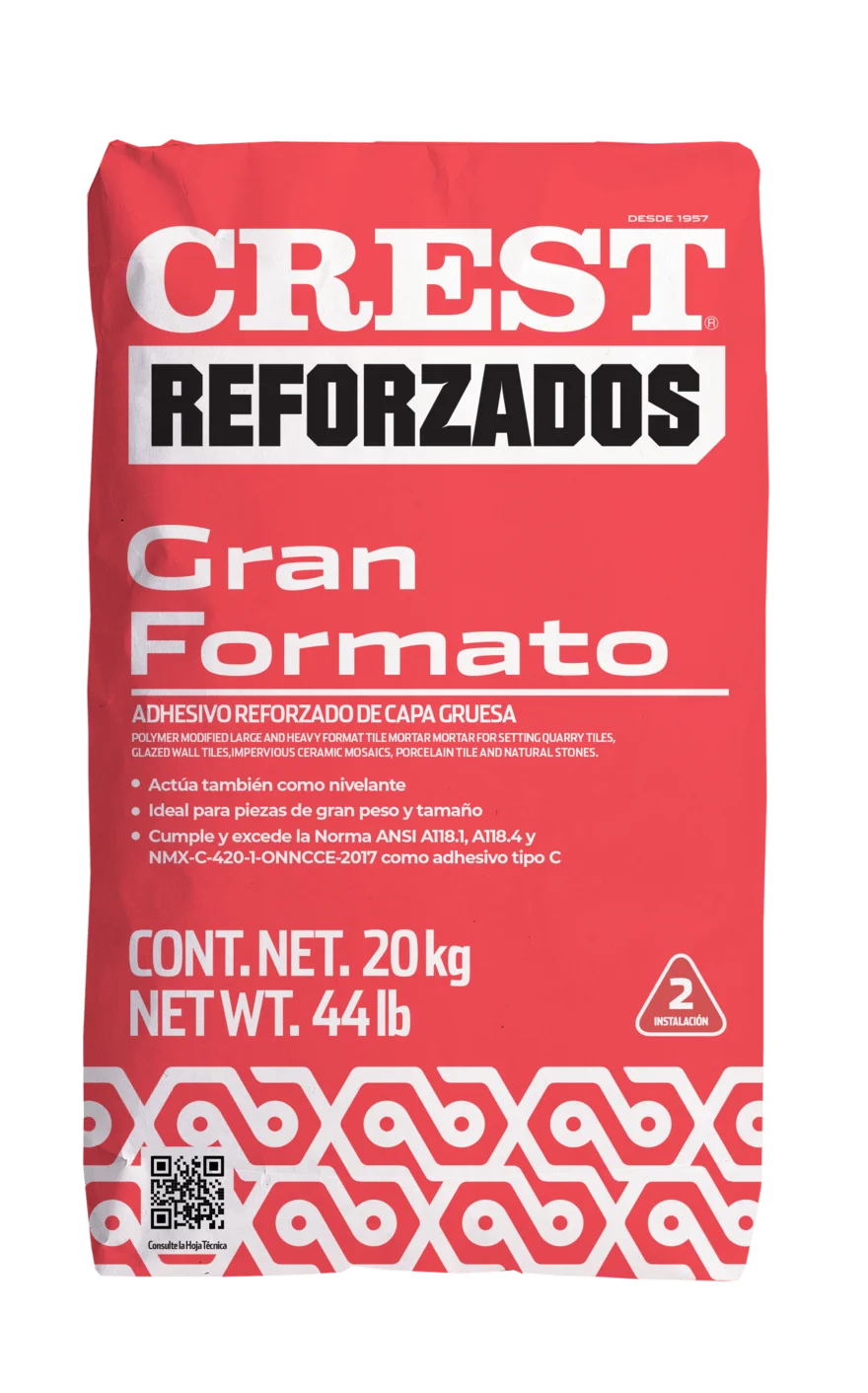Adhesivo Crest Gran Formato Blanco 20 kg — CREST