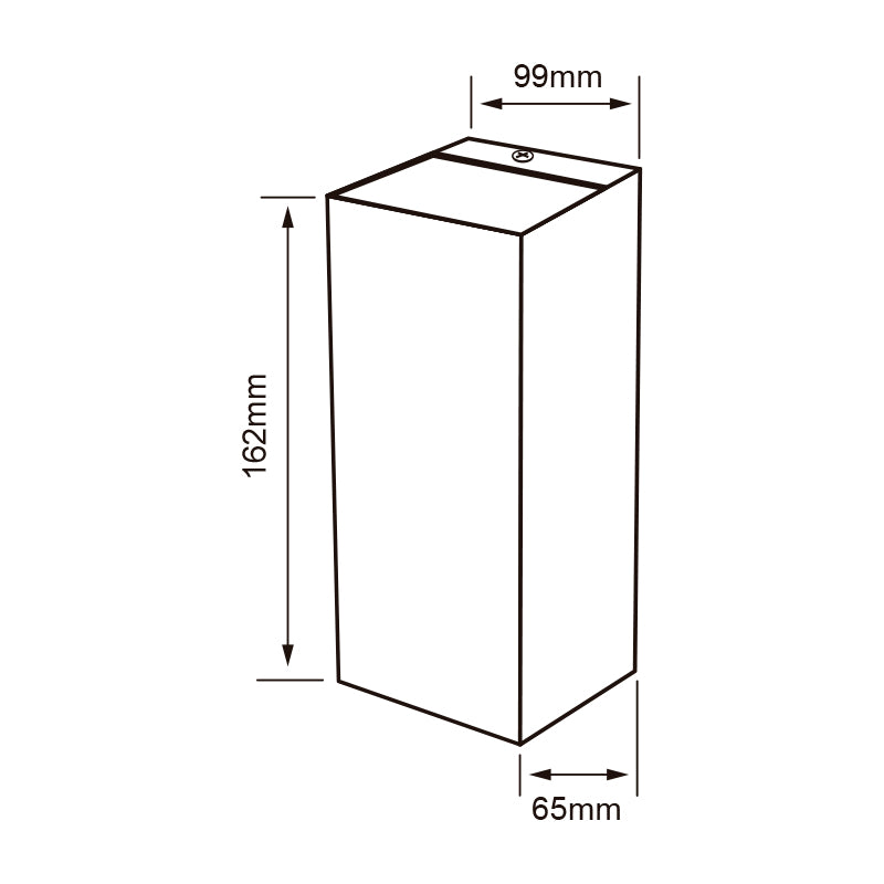 HYADUM HLED-847/30/G - Vista isométrica