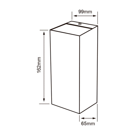 HYADUM HLED-847/30/G - Vista isométrica