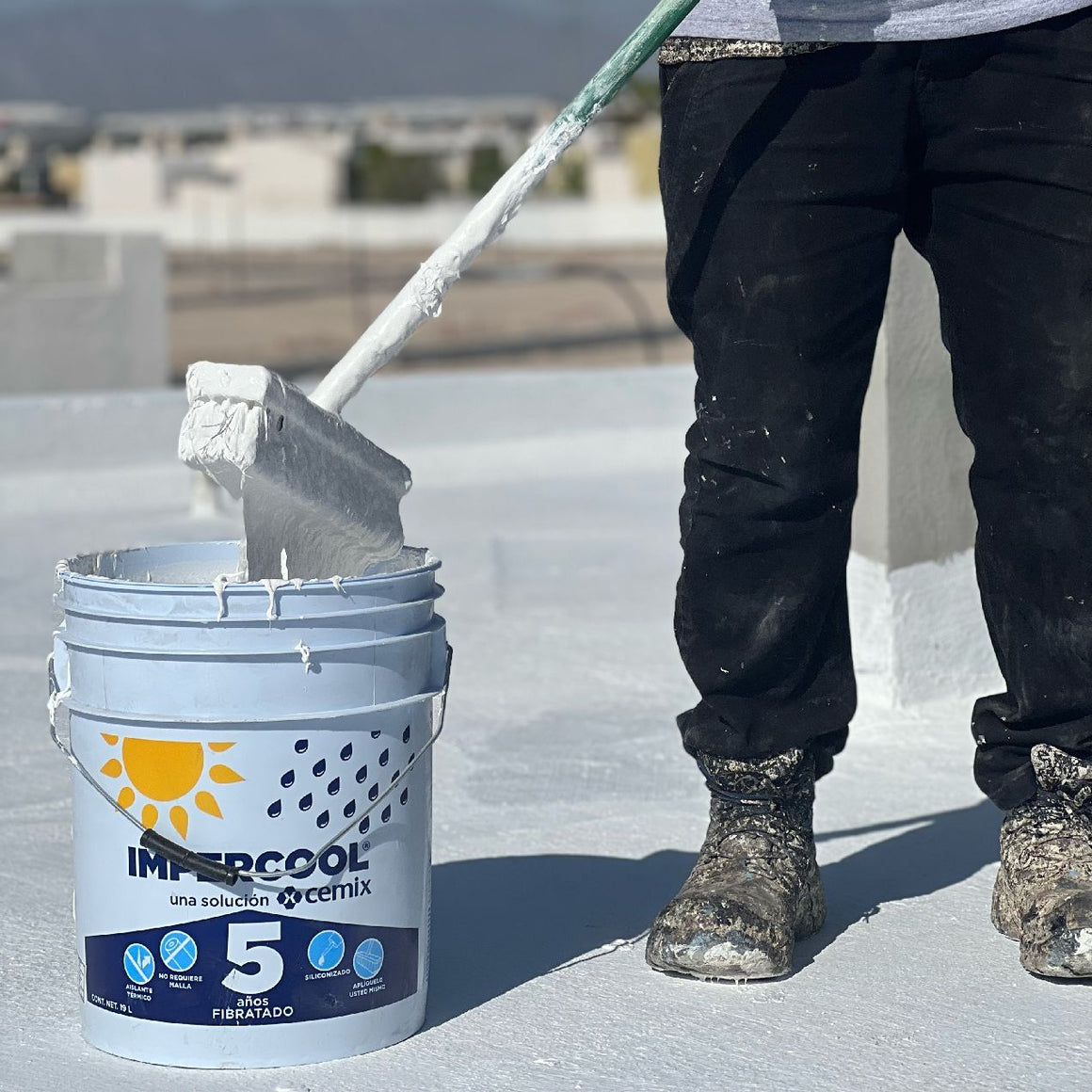 Impercool 5 Años CEMIX - aplicación en losa