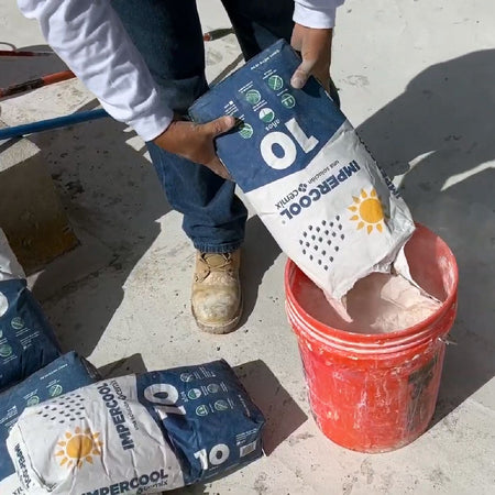 Impercool Base Cemento CEMIX - aplicación en muro