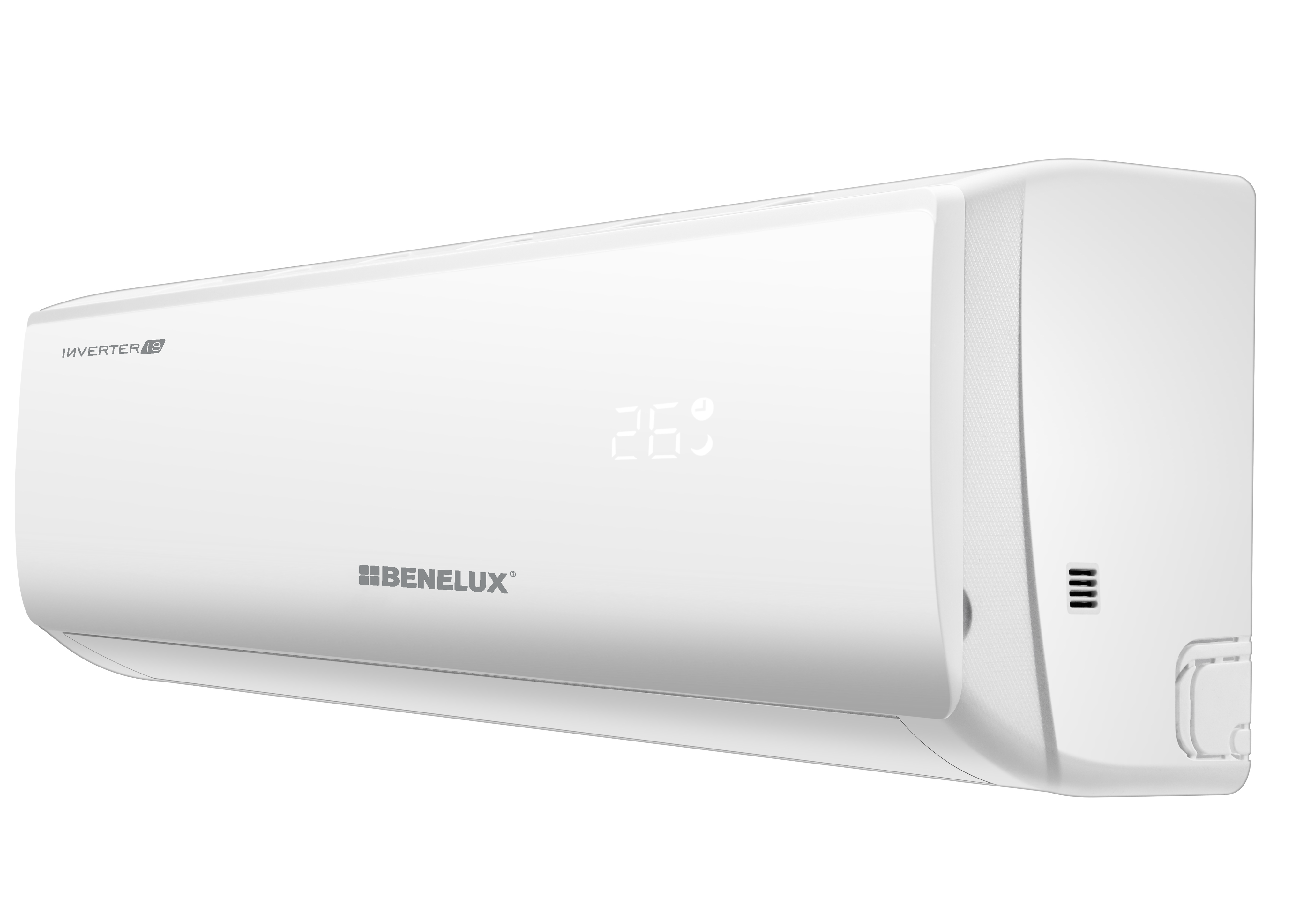 Minisplit Inverter Benelux R32 24,000 BTU 220V WiFi frontal