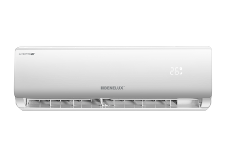 Minisplit Inverter Benelux R32 24,000 BTU 220V WiFi lateral izquierda
