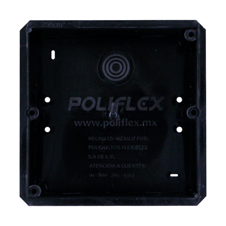 Caja de Registro Negra Poliflex 1/2″ — Vista 2 — POLIFLEX