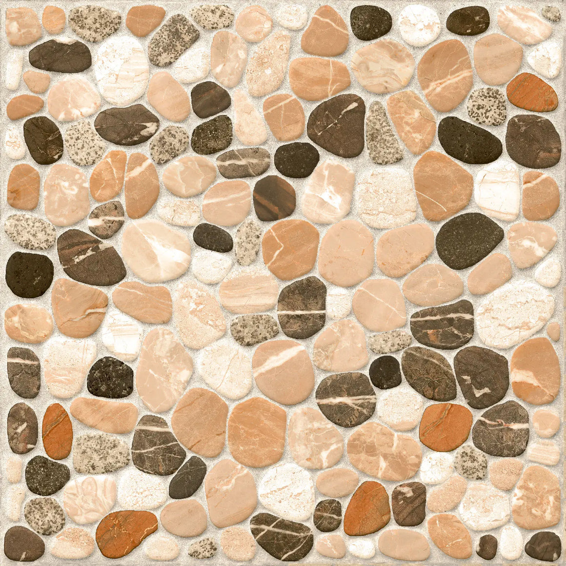 Piso Landstone Mix Beige 20x20 cm - Cara 2