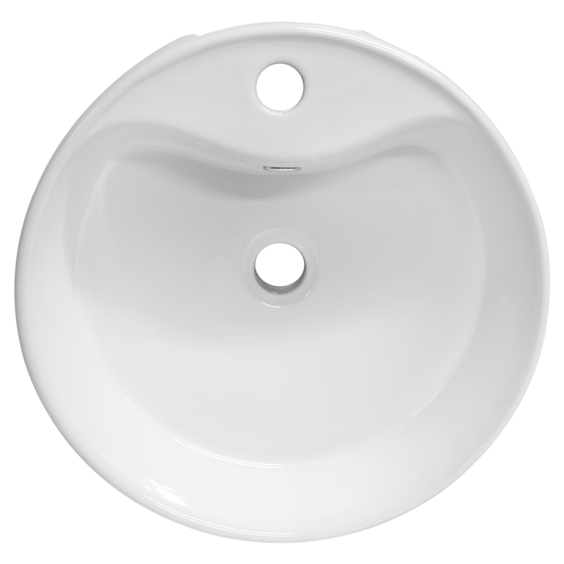 Lavabo Miró Blanco CATO — vista superior