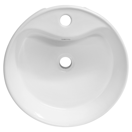 Lavabo Miró Blanco CATO — vista superior