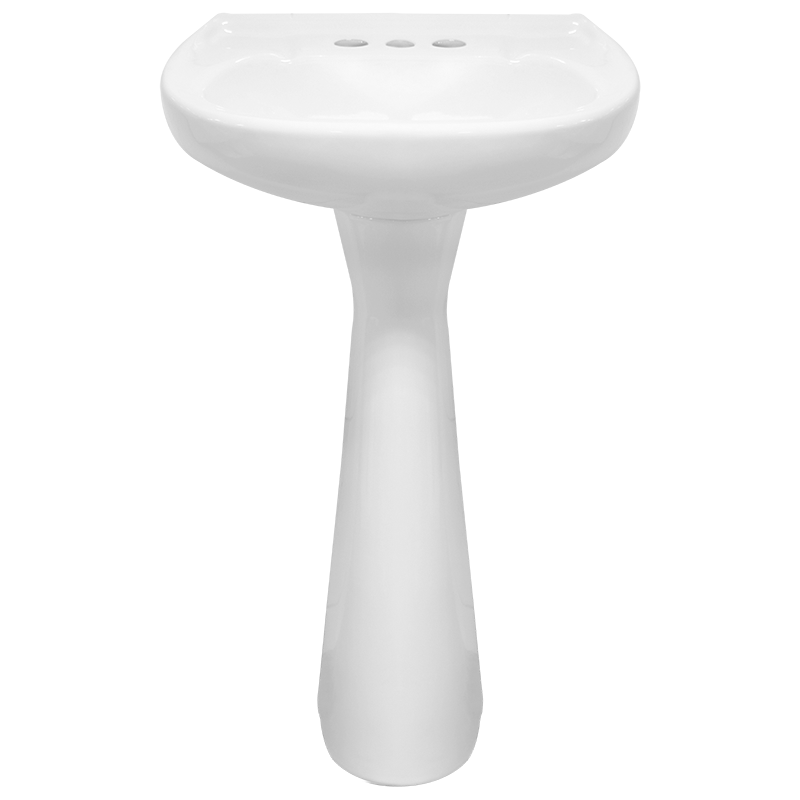 Lavabo Jazmín con pedestal CATO — vista conjunto