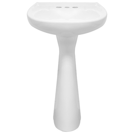 Lavabo Jazmín con pedestal CATO — vista conjunto
