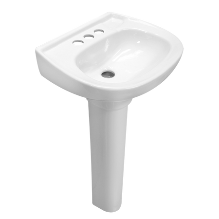 Pedestal y Lavabo Lucas CATO — vista lateral