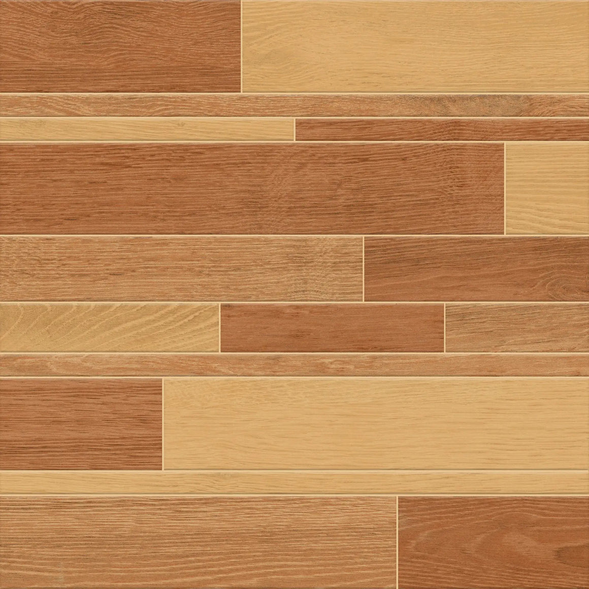 Madera Tali Mix Caoba 44x44 cm cara 1 - Lamosa