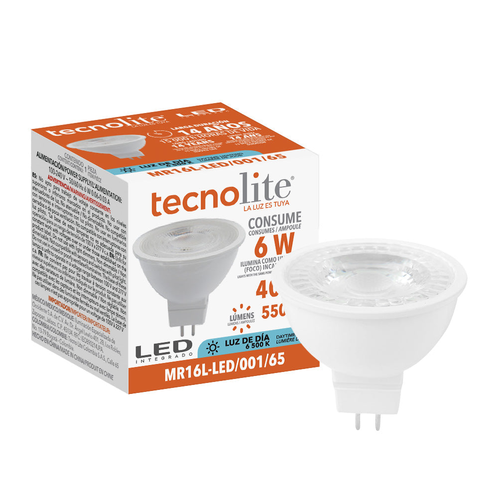 Pyxies III MR16 LED 6W 6500K - Vista principal