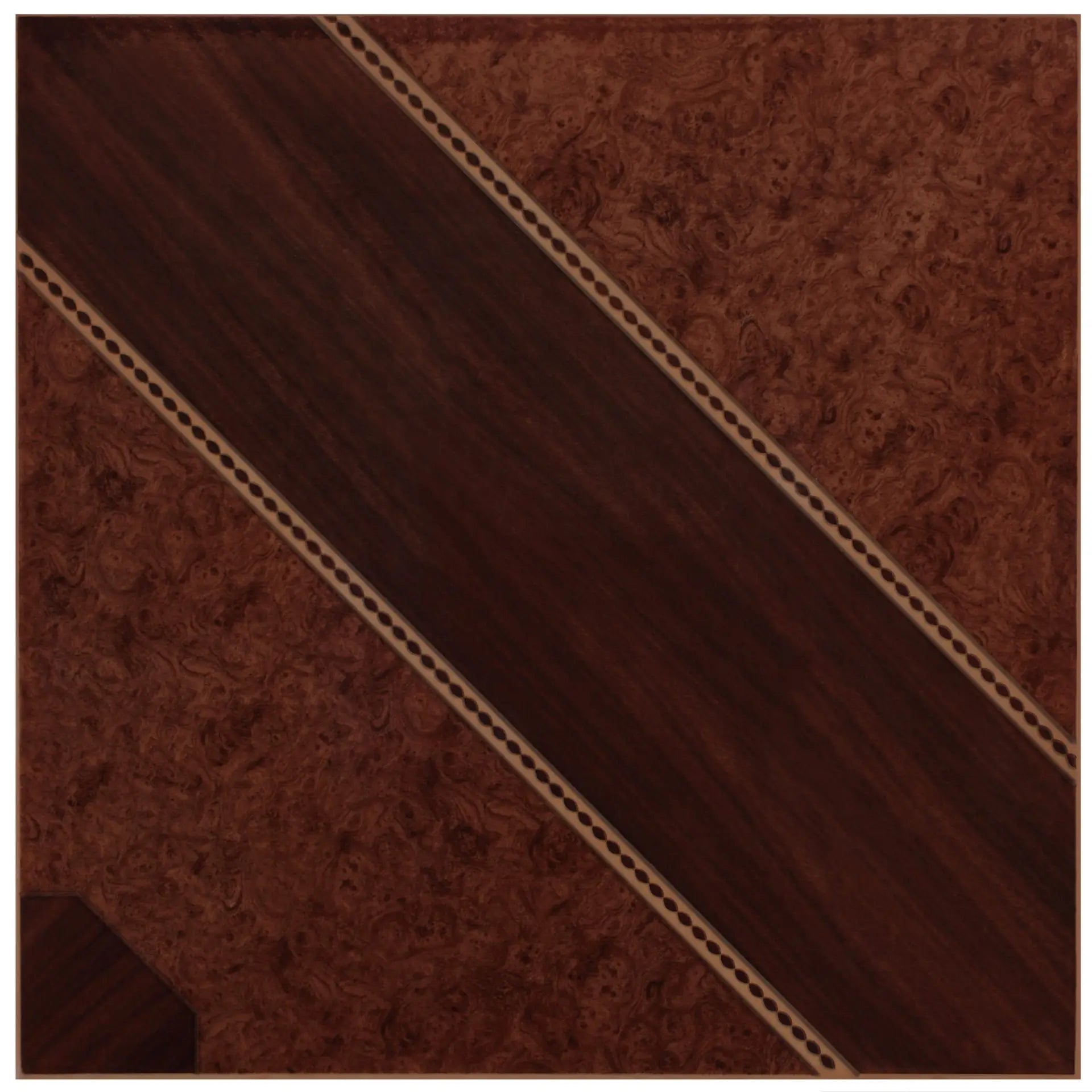 Madera Barrow Rojo 44x44 cm - Lamosa