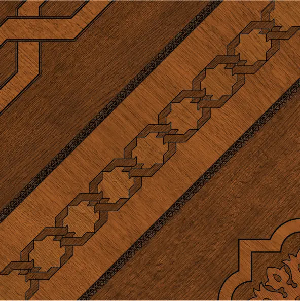 Madera Ceilán 33x33 cm — Cara 1