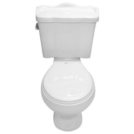 Taza Oxford Redonda Blanca CATO — vista frontal superior