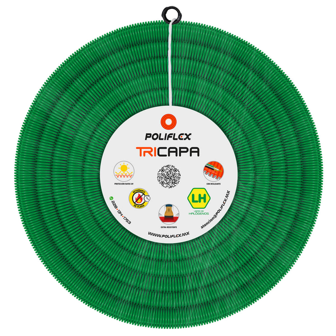 Poliflex Tricapa Verde 3/4″ 50m Edificación Vertical — Aplicaciones — POLIFLEX