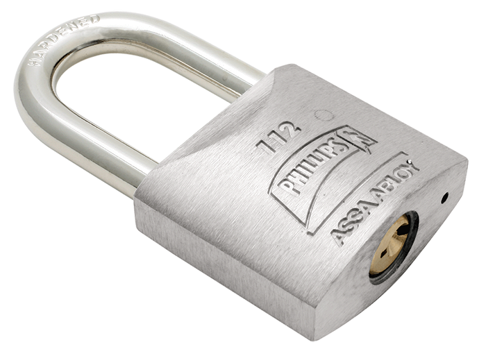 Candado Metálico Modelo 112 Gancho Largo Tipo Blister Pf1015
