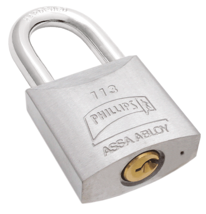 Candado Metálico Modelo 113 Gancho Largo Tipo Blister Pf1017