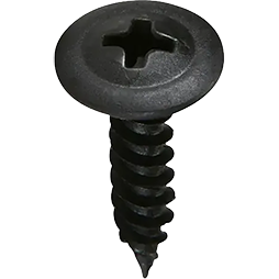 Tornillos Cabeza Plana Phillips #8 x 3/4 Negros 100 Pzas, PF1244