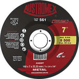 Disco de Desbaste para Metal 7 Pulgadas Hum 561, PF5549