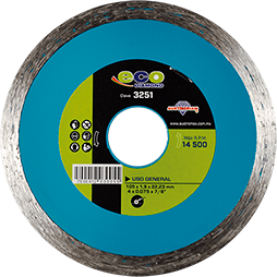 Disco de Diamante Rin Continuo 4 Pulgadas Ecodiamond, PF5685
