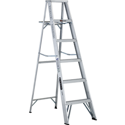 Escalera Tijera Doméstica De Aluminio Cuprum 608-06N 5 Peldaños