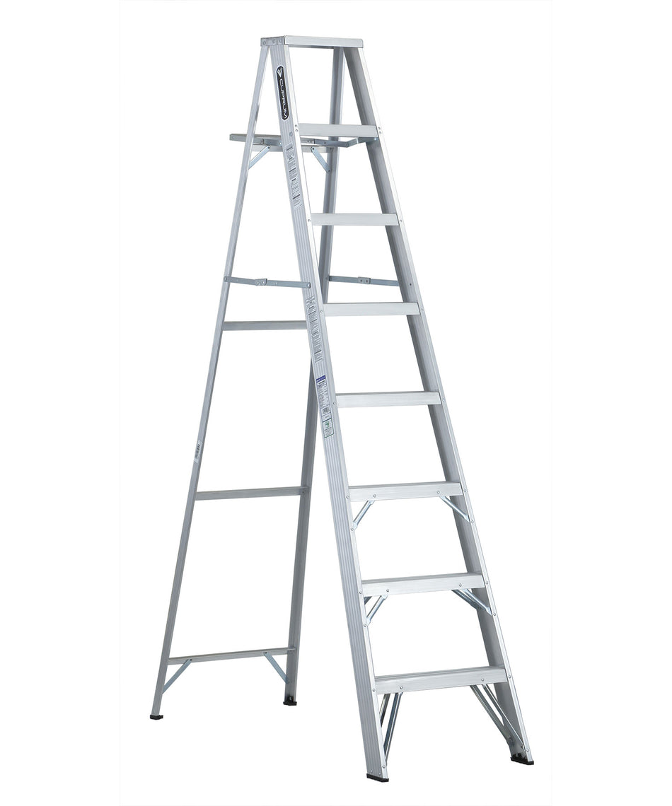 Escalera de Tijera de Aluminio Profesional 2.44 m 7 Peldaños PF8550