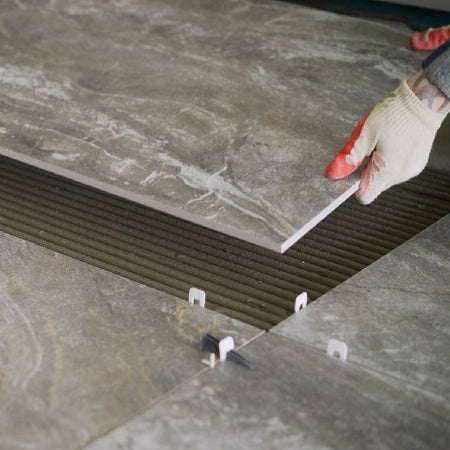 Porcelánico Gris CEMIX - aplicación en piso de porcelanato