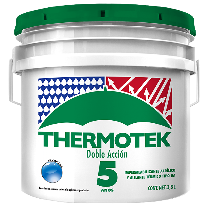 Impermeabilizante Doble Acción 5 Años Blanco Galón 3.8 Lts Pg0535