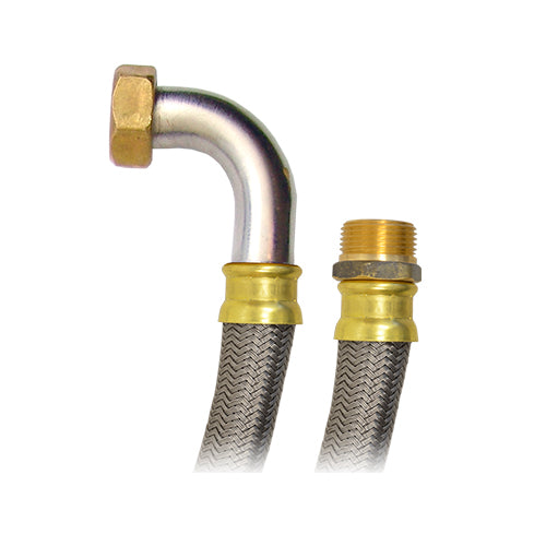 Conector Flexible de Vinilo con Codo para Hidroneumático 90 cm PG07191