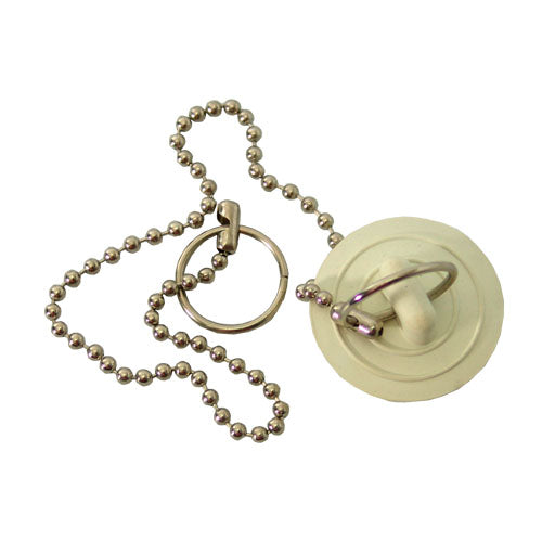 Tapón de Hule con Cadena Metálica para Lavabo Ph-230 PG0722