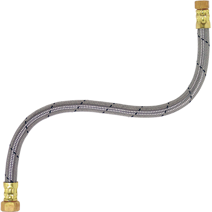 Conector Flexible Para Boiler De Acero Inoxidable Premium 60 Cm, 3/4 X 1/2 Fip, Modelo Ab-D60, Coflex, Pg0740