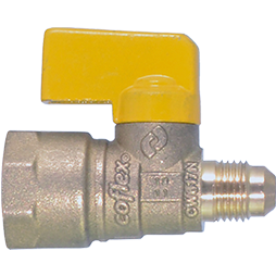 Llave De Control Para Gas Coflex Ip-200 | Recta | ½ Flar