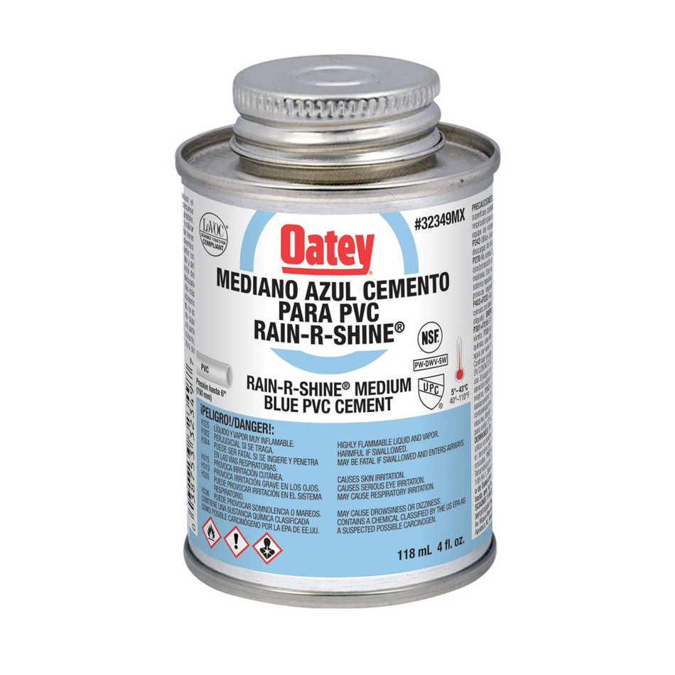 Pegamento Para Pvc Alta Humedad (4 Oz / 118 Ml), Modelo 32349Mx, Oatey Pg3159