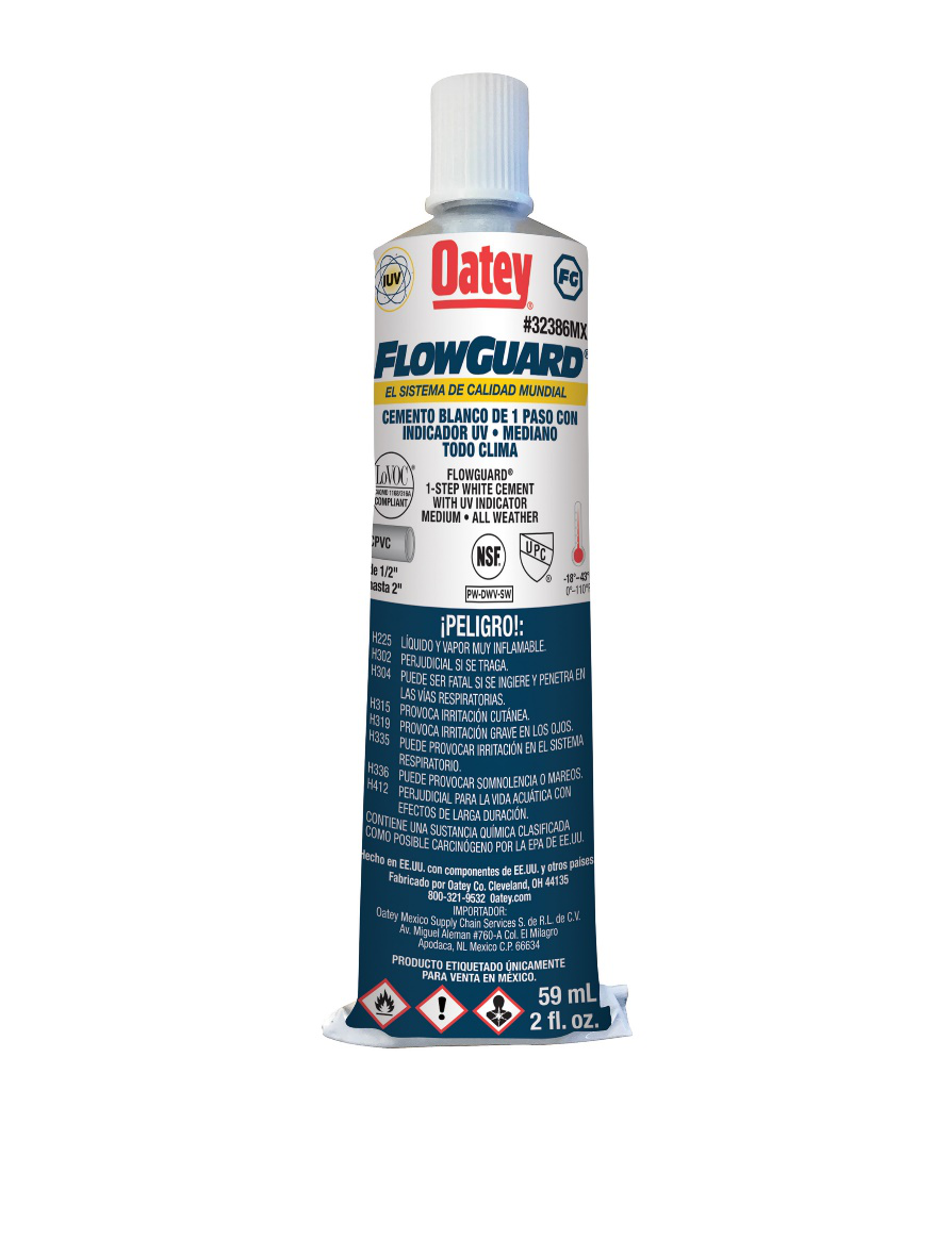 Pegamento Para Cpvc Blanco (2 Oz / 60 Ml), Modelo 32386Mx, Oatey Pg3162