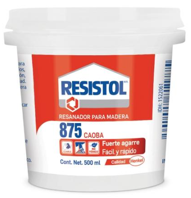 Resanador Pva Resistol 875 Caoba 500Ml PG3262