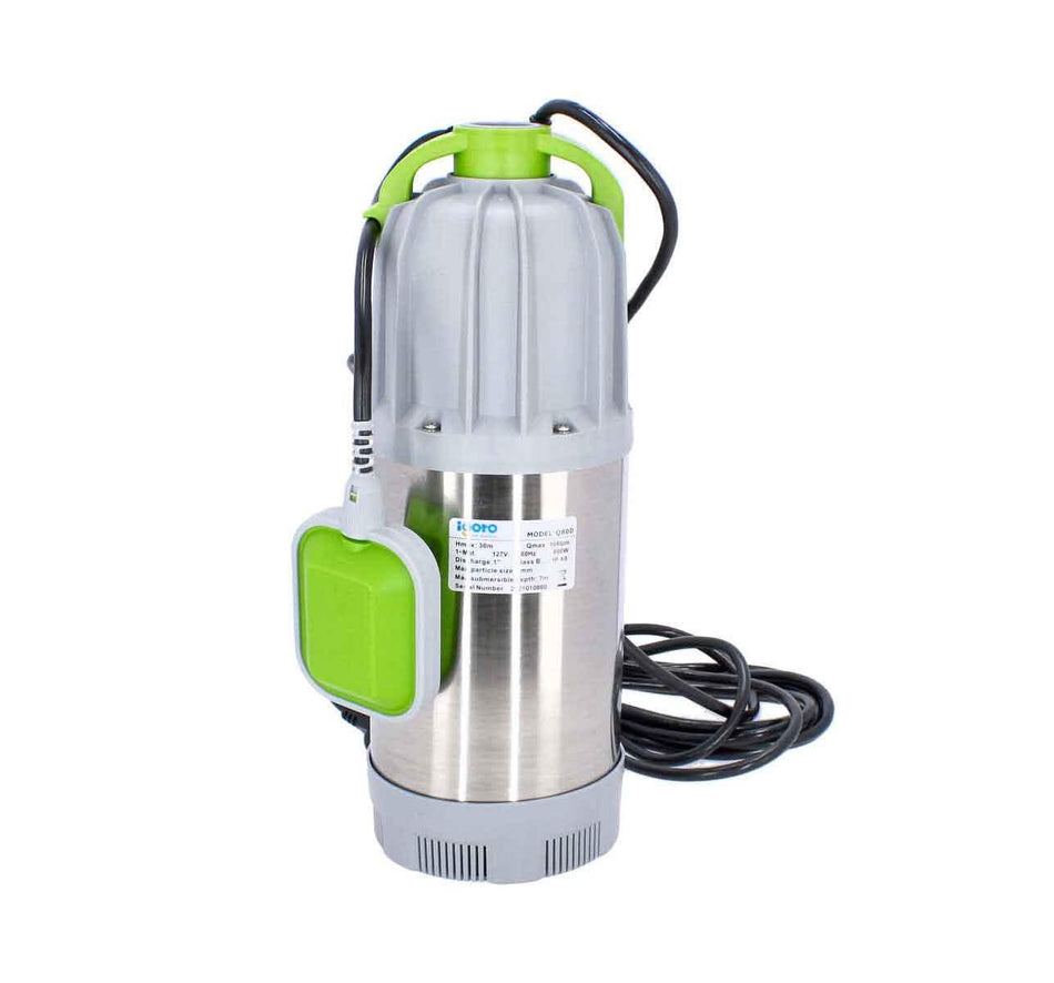 Bomba Sumergible Con Flotador 1 Hp Acero Inoxidable Q800 Igoto Pg4403Ig