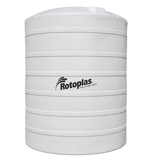 Tanque Rotoplas 25,000 Litros Reforzado 40%, Color Negro, Modelo 550085
