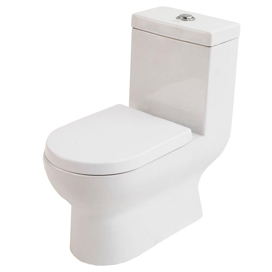 Inodoro Tendenzza One Piece Ferrara Dual Flush 3/6 Litros Con Asiento Blanco Pm2022