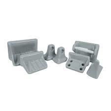 Juego De Accesorios Ceramicos Gris Pm2032