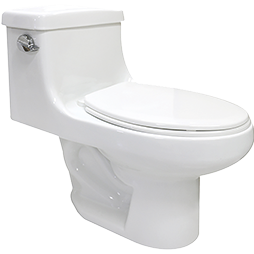 Sanitario One Piece Ava Cato | Alargado | Cierre Estándar | 4.8 L | Blanco