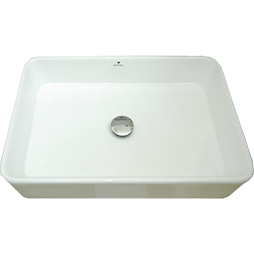 Lavabo Máximo Blanco Sobreponer Con Contra Sin Rebosadero