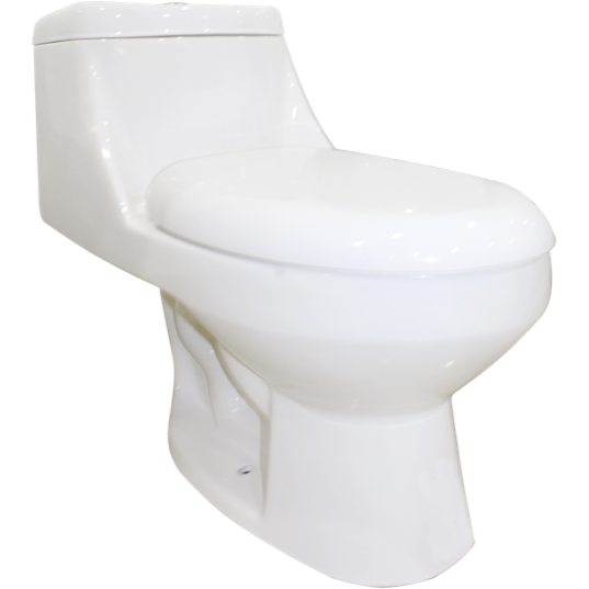 Inodoro Gold Union One Piece Con Asiento Soho Blanco Pm2842