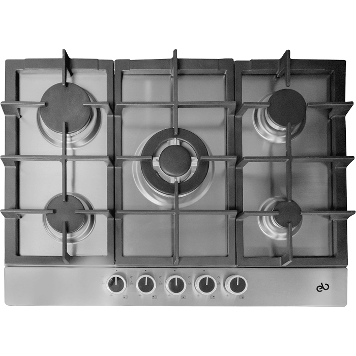 Parrilla Eb Técnica Eb-484 70 Cm 5 Quemadores Acero Inoxidable