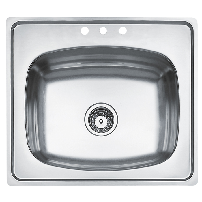 Fregadero De Empotrar Una Tina Acero Inoxidable 63.5X56.1 Pm4065