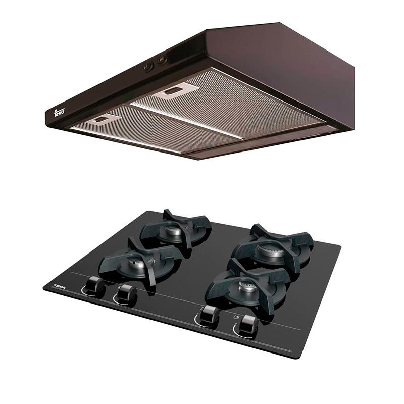 Pack Duetto Parrilla Y Campana Teka Crystal 60 Pm4104