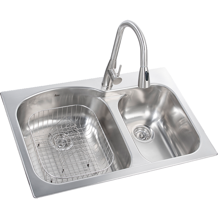 Paquete Tekaway Teka Con Fregadero, Escurridor Y Contracanasta Acero Inoxidable Pm46000