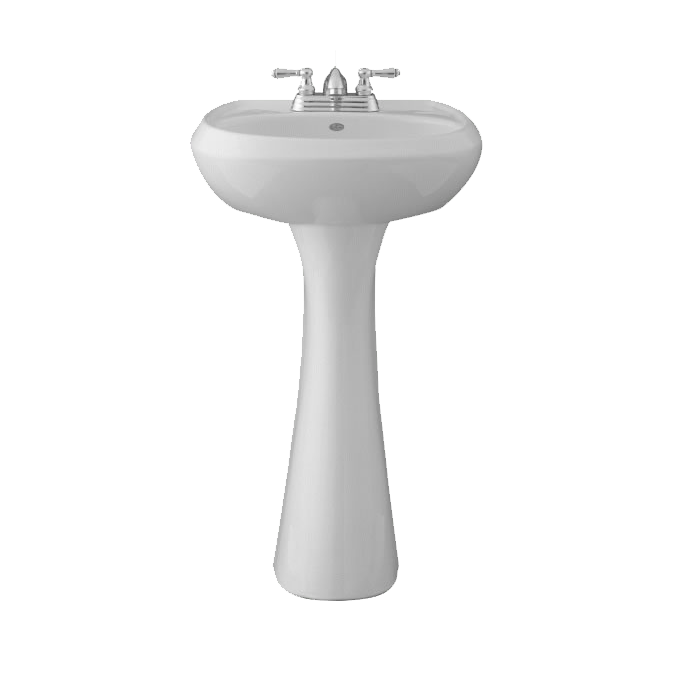 Pedestal Para Lavabo Austria Color Blanco 53010022 Cerámica Pm5303