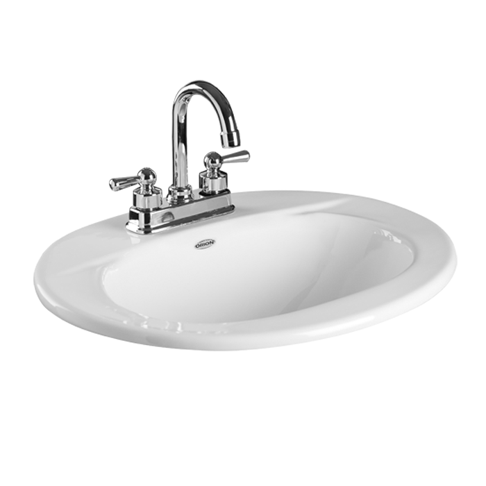 Lavabo De Sobreponer Blanco Flandes 52050 Cerámica Pm5417