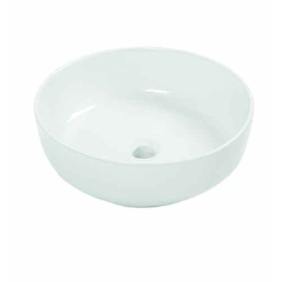 Lavabo De Sobreponer Ovalí­N Blanco Lv-4302-01 Cerámica Pm5480